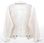 Women's Distressed Ripped Long-Sleeve Denim Jacket - Image 2