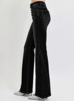 Women's High-Waisted Wide-Leg Flare Jeans - Image 2