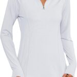 Women's Sun-Protective Quick-Dry Sports Top With 1/4 Zip