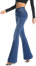 Women's Slim-Fit Stretchy Bootcut/Slight Flare Jeans