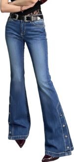 Women's Mid-Rise Stretchy Bootcut/Slight Flare Jeans