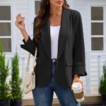 Women's Smart-Casual Blazer with Lapel Collar - Image 2