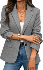 Women's Slim-Fit Tweed Smart Blazer